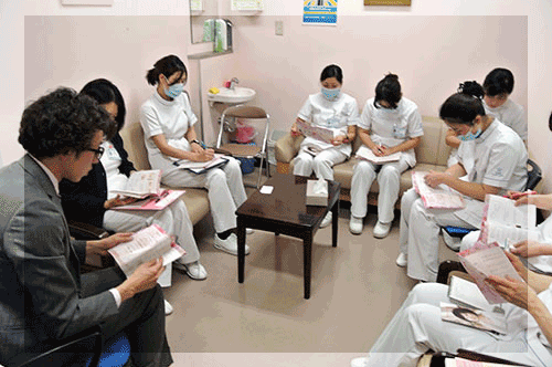 病院での勉強会